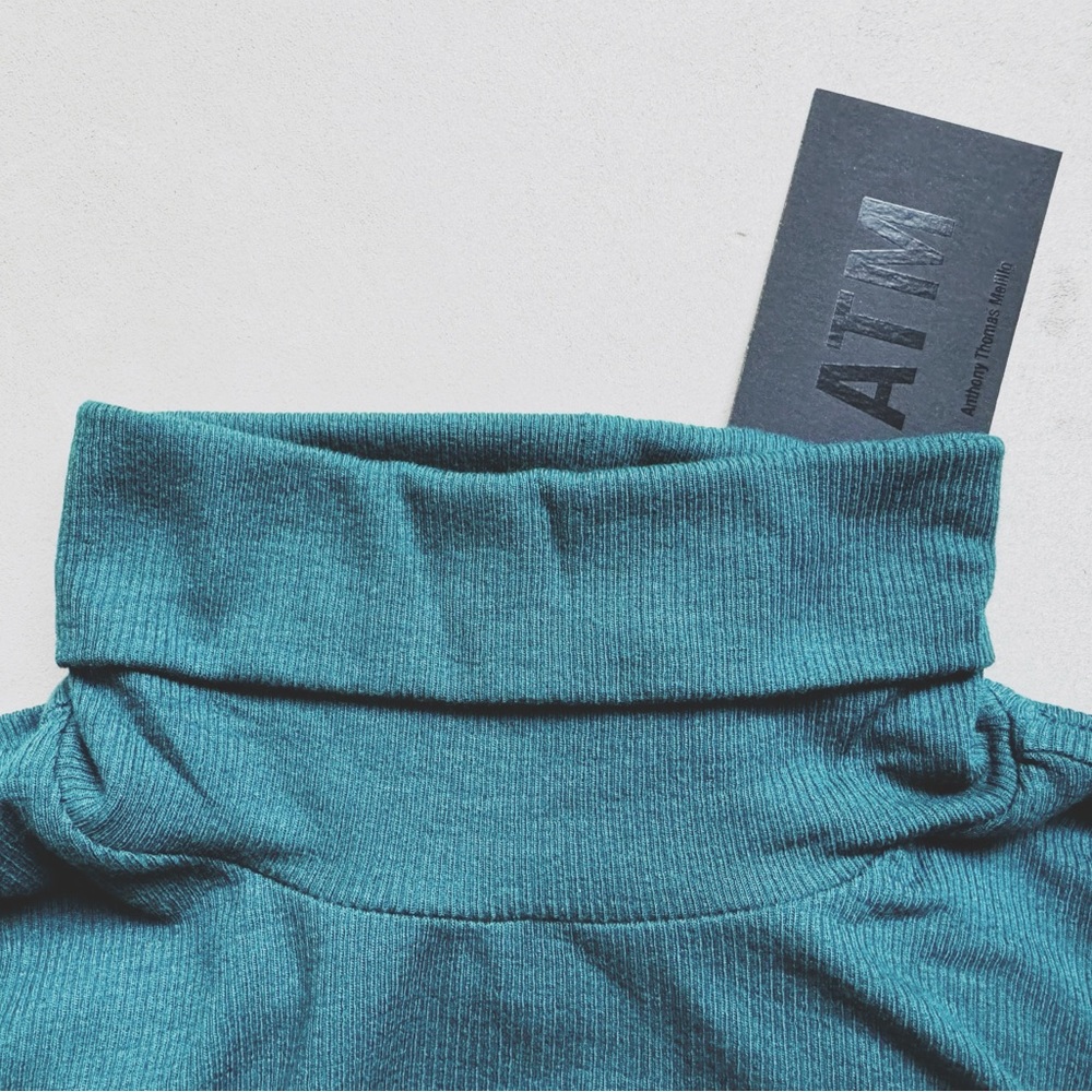 NWT ATM Rib Crop Turtleneck - Picture 9 of 14